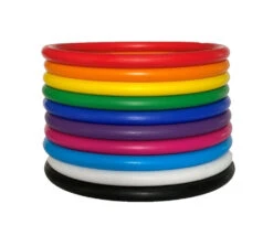 10 Anneaux 14 Cm Pour Jeux De Lancer