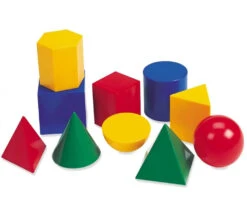 10 Grandes Formes Géométriques 7.5 Cm