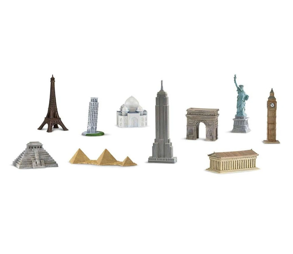 10 Monuments Du Monde Figurines Jouet Miniature – Image 4