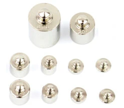 10 Poids Empilables Métal 1 G à 50 G Pour Balance