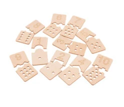 10 Puzzles Des Chiffres - 2 Pièces à Assembler