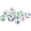 12 Dés Sportifs Pour Jeux De Mouvement