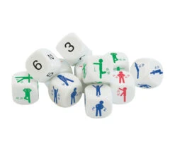 12 Dés Sportifs Pour Jeux De Mouvement