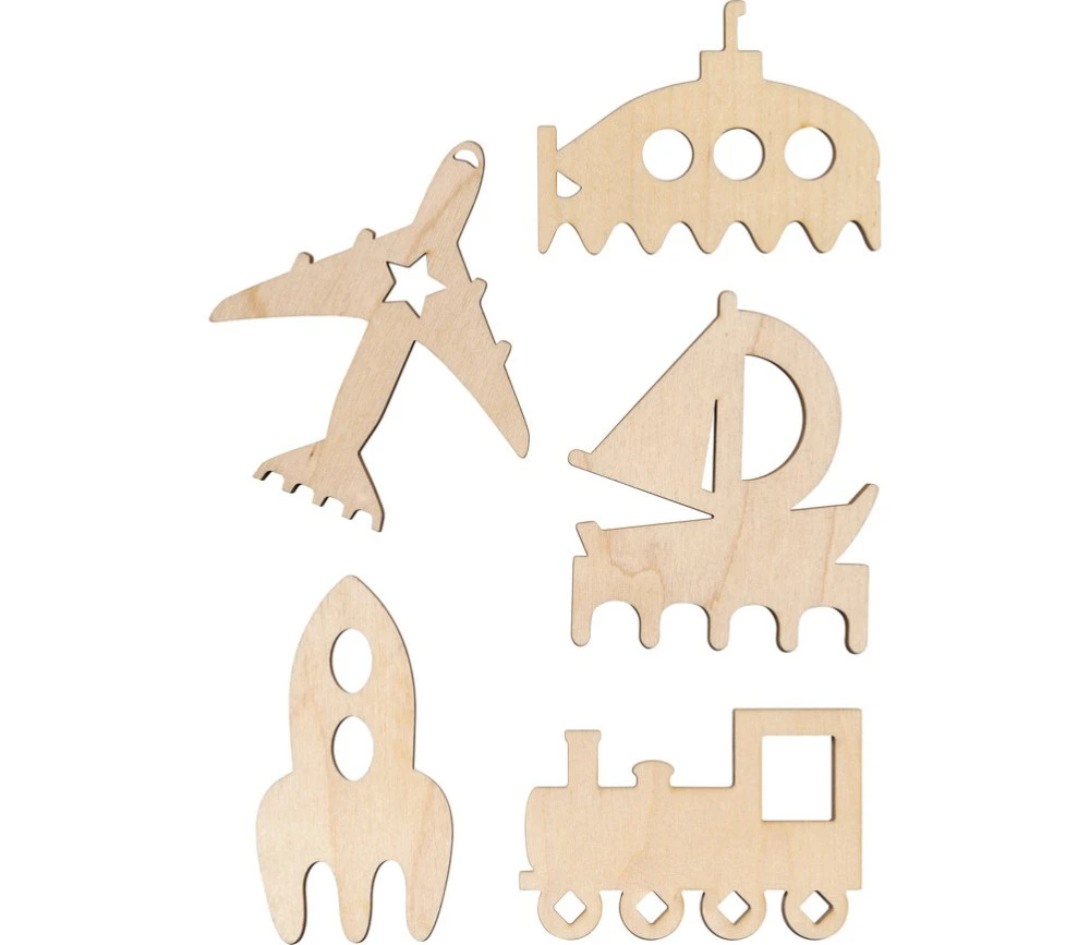 12 Outils De Traçage En Bois Formes Amusantes – Image 2