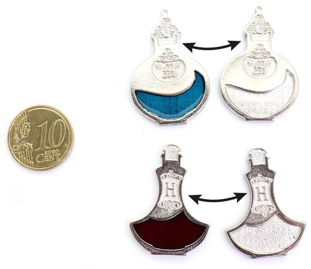 12 Pièces En Métal Potions - Aventure – Image 5