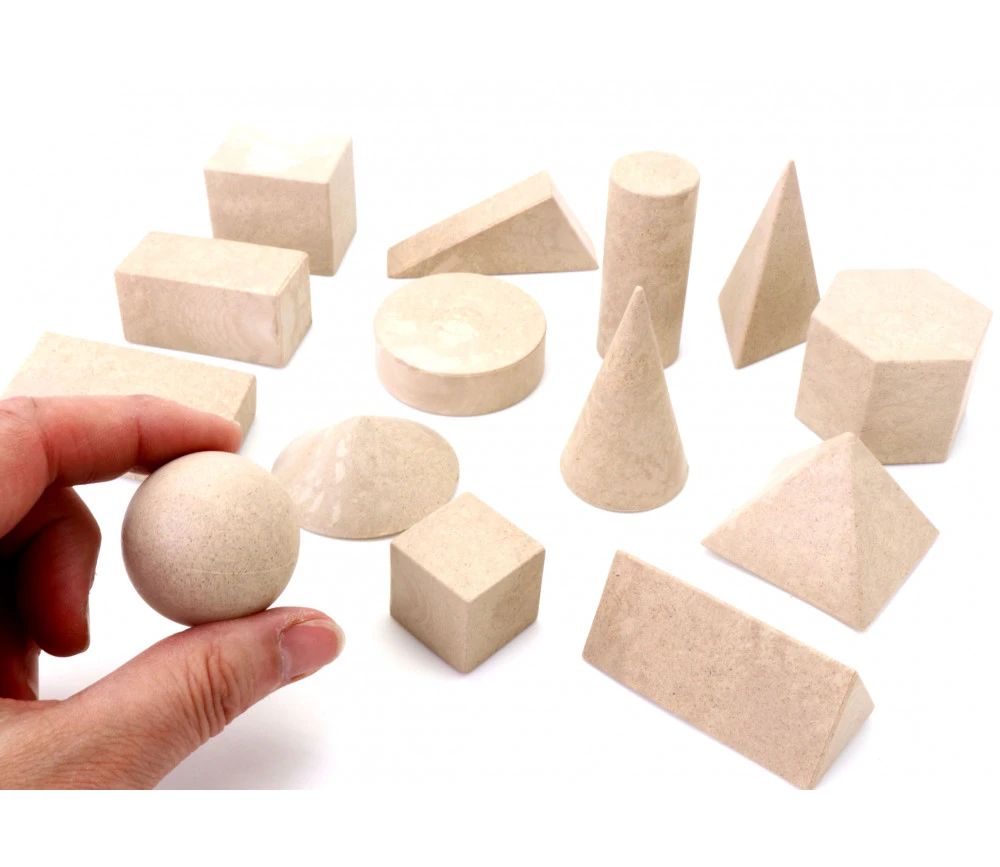 14 Formes Géométriques Bois Rewood - Cube Base 3 Cm – Image 3