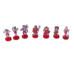 14 Pions Personnages Bricoleurs 30 X 17 Mm