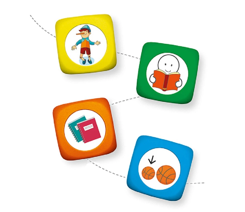 15 Dés à Jouer Images 3.5 Cm - Picto-dés Contes Classiques – Image 2