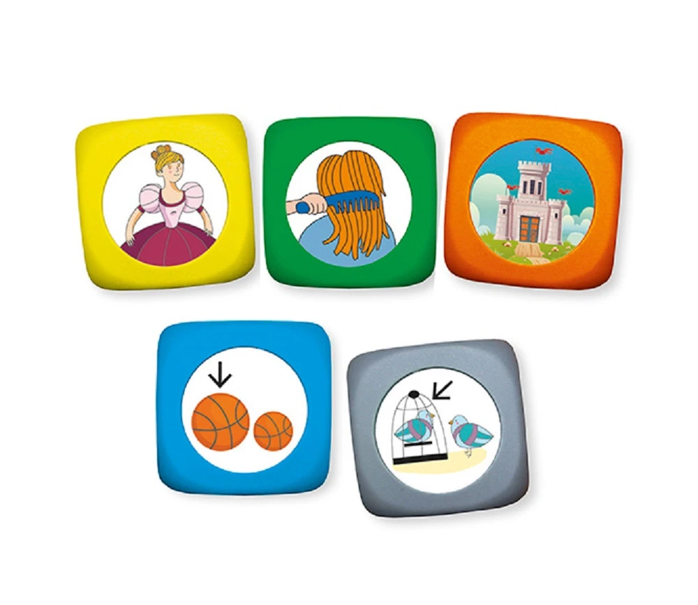 15 Dés à Jouer Images 3.5 Cm - Picto-dés Contes Classiques – Image 3