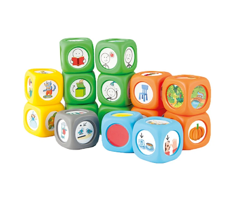 15 Dés à Jouer Images 3.5 Cm - Picto-dés Contes Classiques