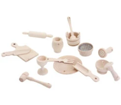 15 Miniatures En Bois Accessoires Maison