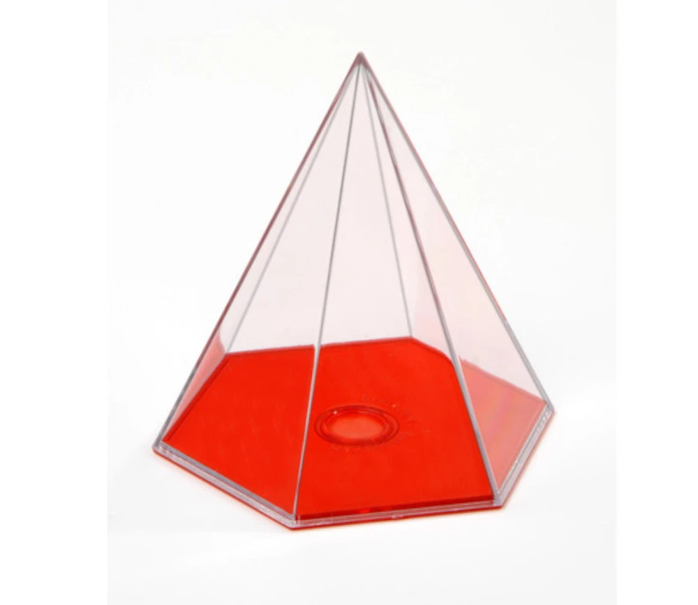 17 Volumes Géométriques Plastique Translucide 5.6 Cm - Solides à Remplir – Image 5