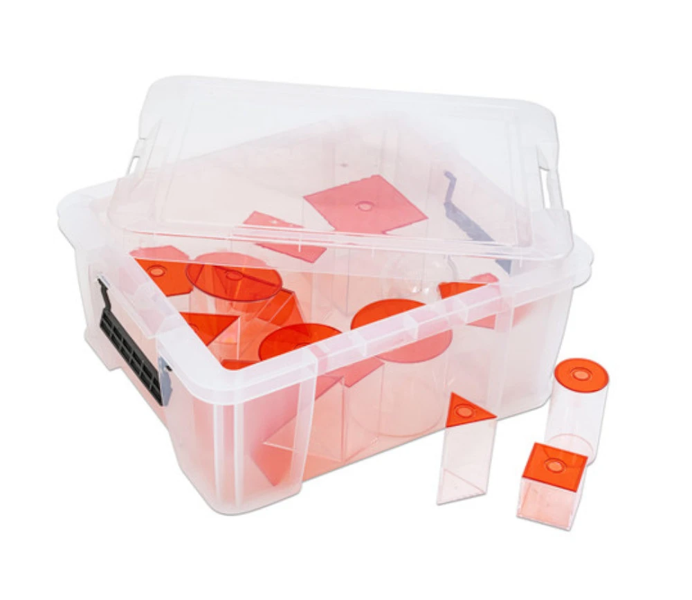 17 Volumes Géométriques Plastique Translucide 5.6 Cm - Solides à Remplir – Image 9