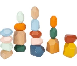 18 Pierres D'équilibre En Bois - Jeu