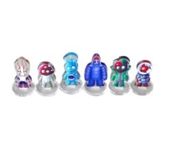 18 Pions Personnages Alien Panic 37 X 20 Mm