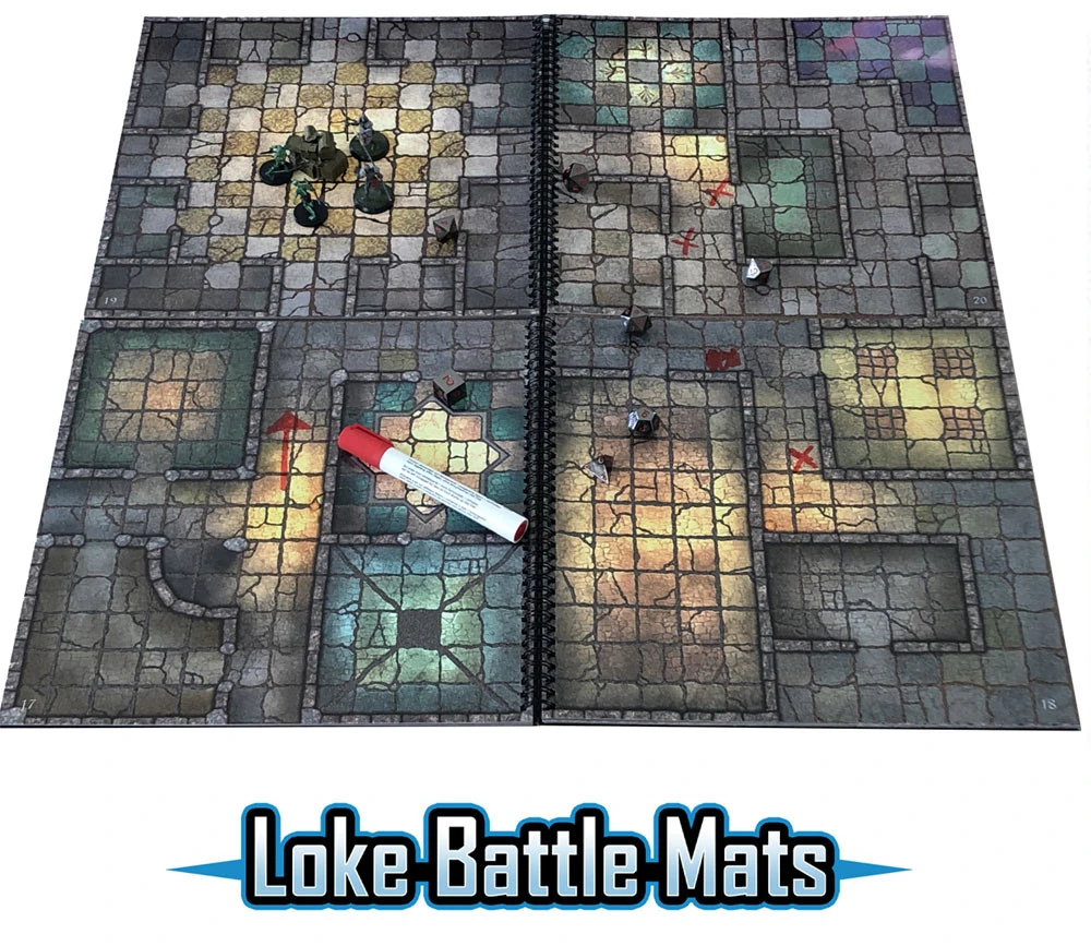 2 Livres Dungeon Battle Mats Plateaux De Jeu Combat – Image 2
