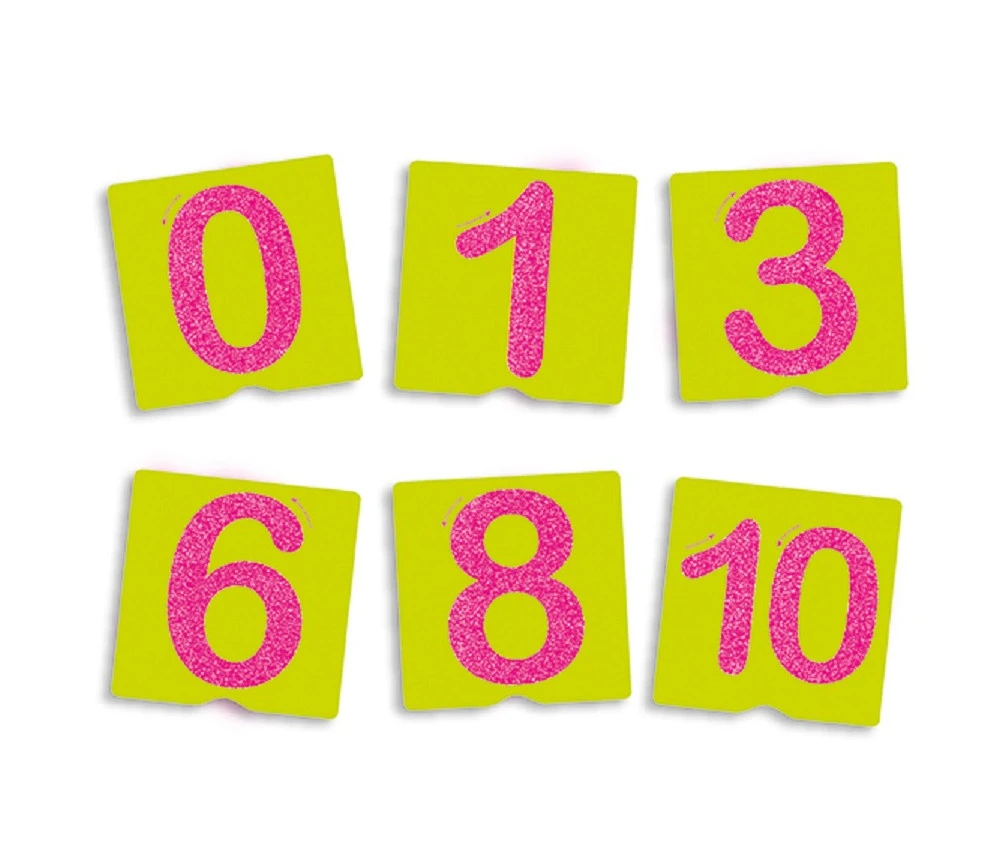 23 Cartes Tactiles Relief Tracés, Nombres Et Signes Mathématiques – Image 2