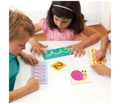 23 Cartes Tactiles Relief Tracés, Nombres Et Signes Mathématiques