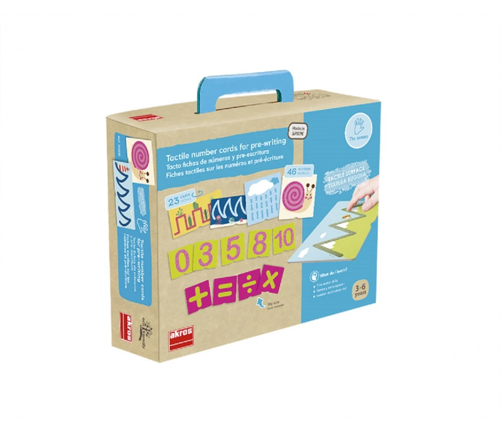 23 Cartes Tactiles Relief Tracés, Nombres Et Signes Mathématiques – Image 5