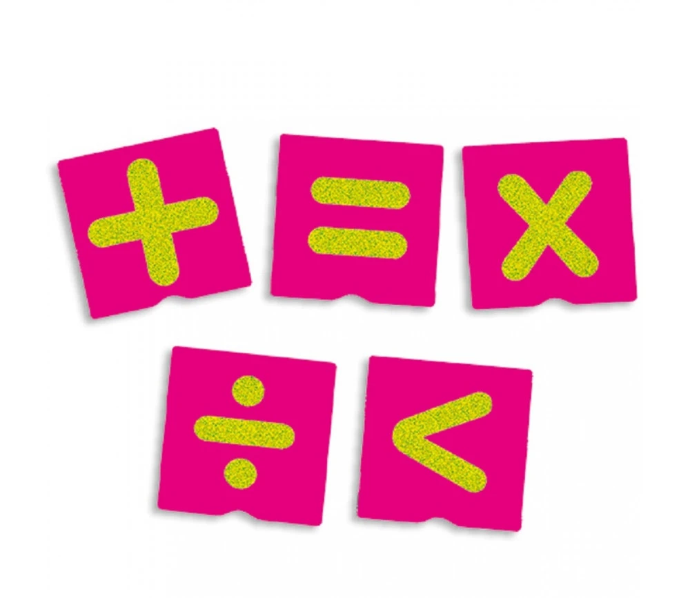 23 Cartes Tactiles Relief Tracés, Nombres Et Signes Mathématiques – Image 6