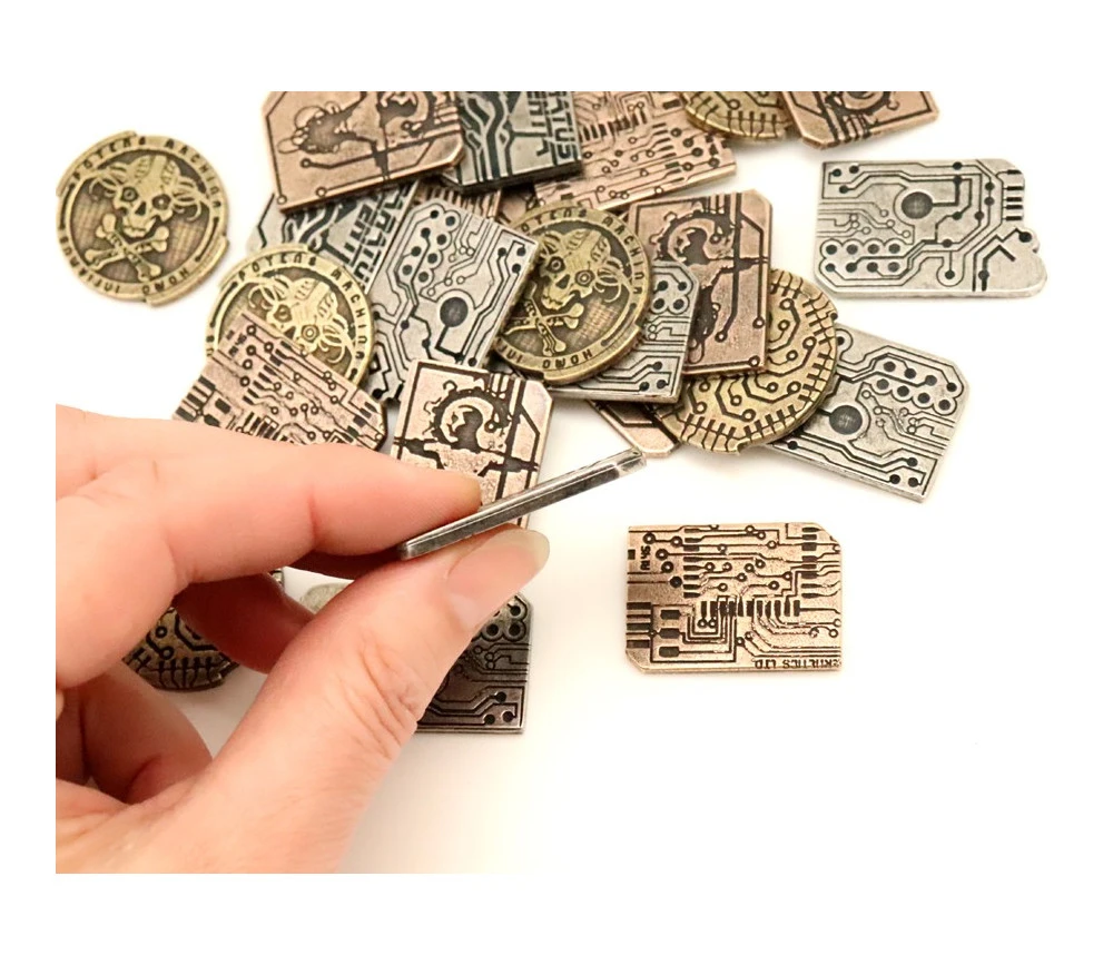 24 Pièces Cyberpunk Métal Legendary – Image 3