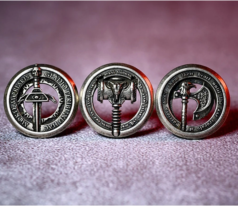 12 Pièces En Métal Adventure Weapons – Image 2