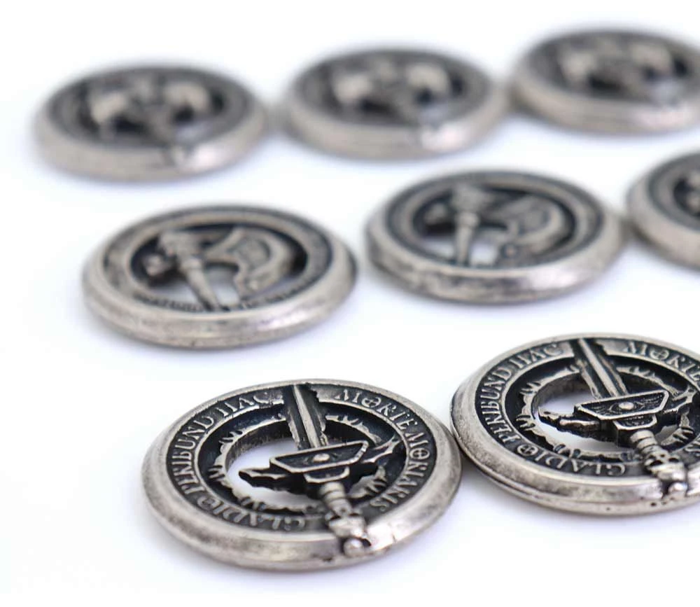 12 Pièces En Métal Adventure Weapons – Image 4