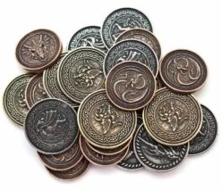 24 Pièces En Métal Forged Dragon