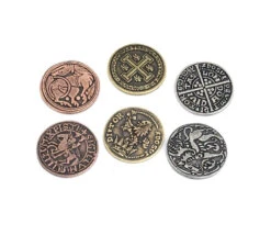 24 Pièces Médiévales Métal Legendary