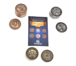 24 Pièces Métal Pirates Legendary