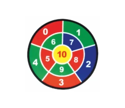 3 Cibles Velcro 45 Cm Sport Et Calcul Avec 9 Boules