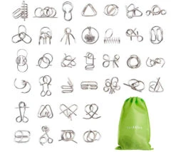 30 Casses-Têtes En Métal 4 à 9 Cm