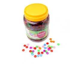 Lot 5000 Jetons 15 Mm Transparents Colorés Pour Loto Ou Bingo