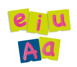 35 Cartes Tactiles Lettres A à Z Majuscule/minuscule + Signes Ponctuation