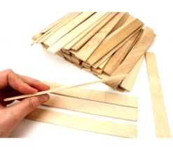 45 Grandes Plaquettes En Bois Naturel 36 Cm Construction Jeux