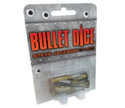 6 Dés Spéciaux Forme Munition 1 à 6 Bullet