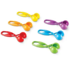 6 Pinces Cuillères Pour Jeu Motricité 11.5 Cm