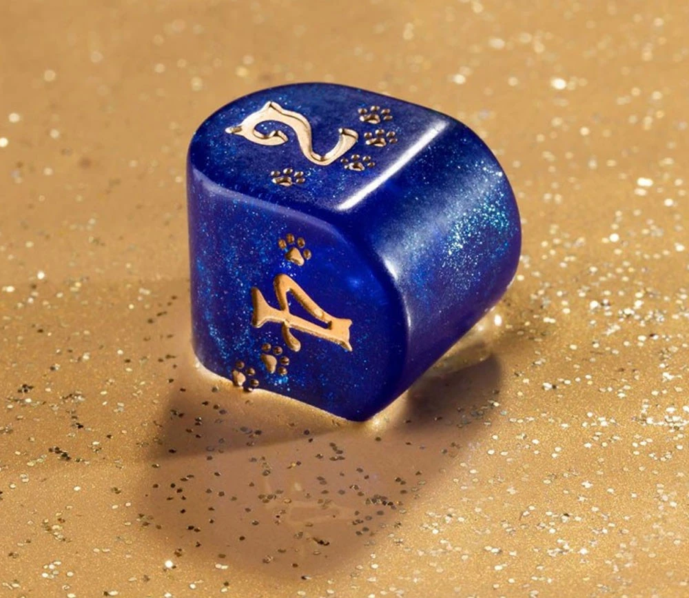 7 Dés Chats Avec Le Dé 4 Faces Moderne - Set Meowster – Image 6