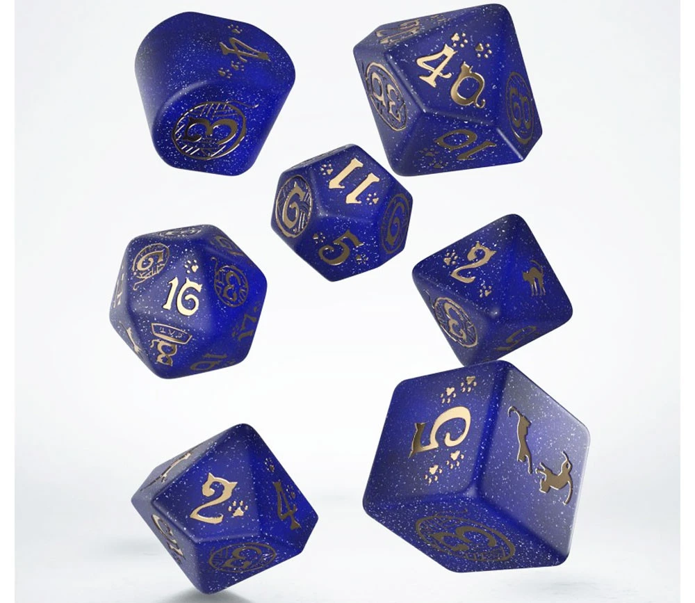 7 Dés Chats Avec Le Dé 4 Faces Moderne - Set Meowster