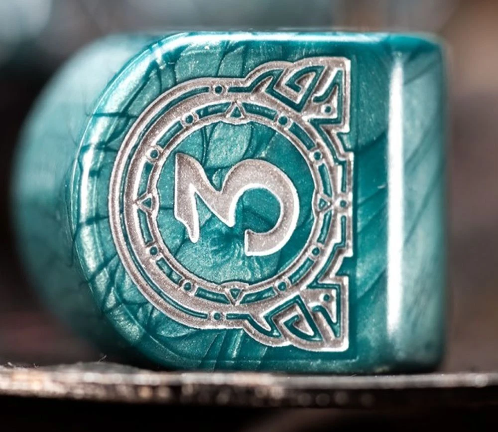 7 Dés Multi-faces Viking Modern : Mjolnir - QWorkshop – Image 5