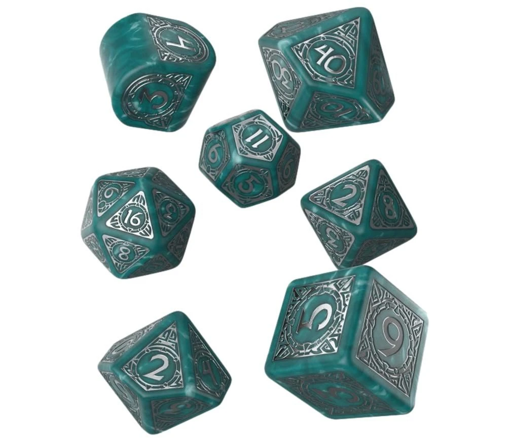 7 Dés Multi-faces Viking Modern : Mjolnir - QWorkshop