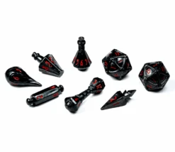 8 Dés Multifaces Shadow - Polyhero Wizard