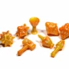 8 Dés Polyhero Cleric Sunstorm Jaune Orange