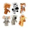 8 Mini Marionnettes Peluche Animaux Pour Doigt