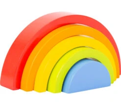 Arc-en-ciel Multicolore En Bois - 5 Pièces