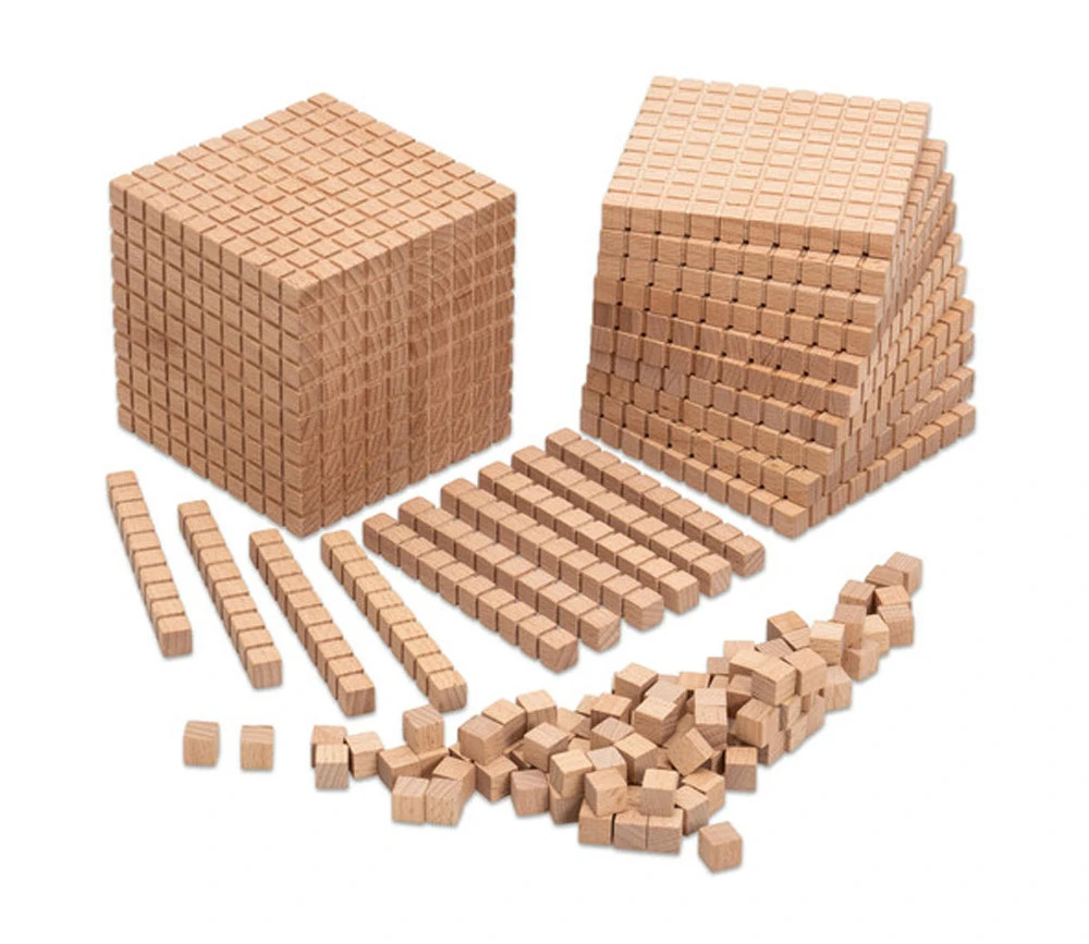 Base 10 - 120 Pièces En BOIS Centaines, Dizaines Et Unités – Image 3
