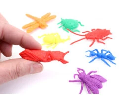 Boite 72 Insectes 4/5 Cm - 6 Couleurs Pour Jeux