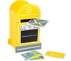 Boîte Aux Lettres En Bois Avec Accessoires - Jeu Poste