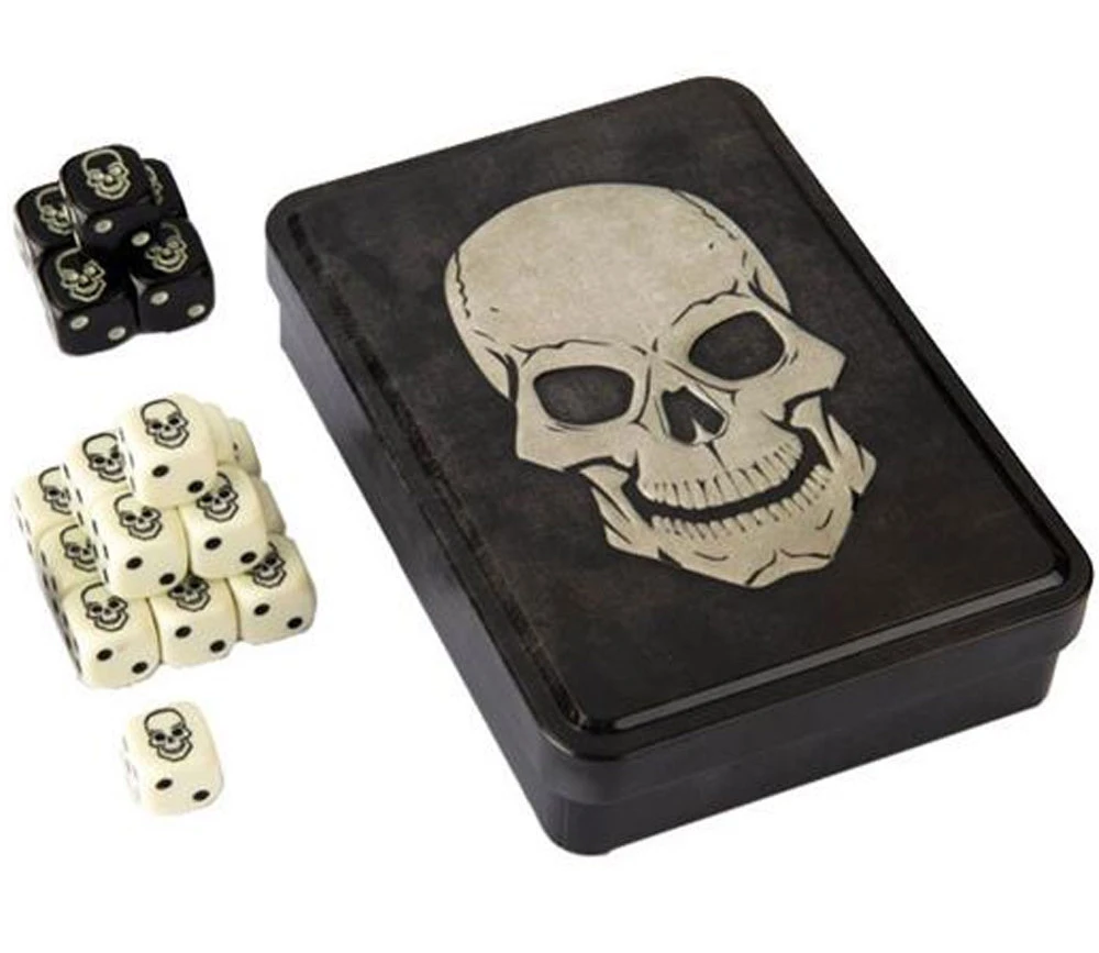 Boite De 20 Dés Tête De Mort Skull Dice Tin – Image 4