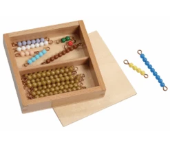 Boite Individuelle 18 Tiges Perles Montessori
